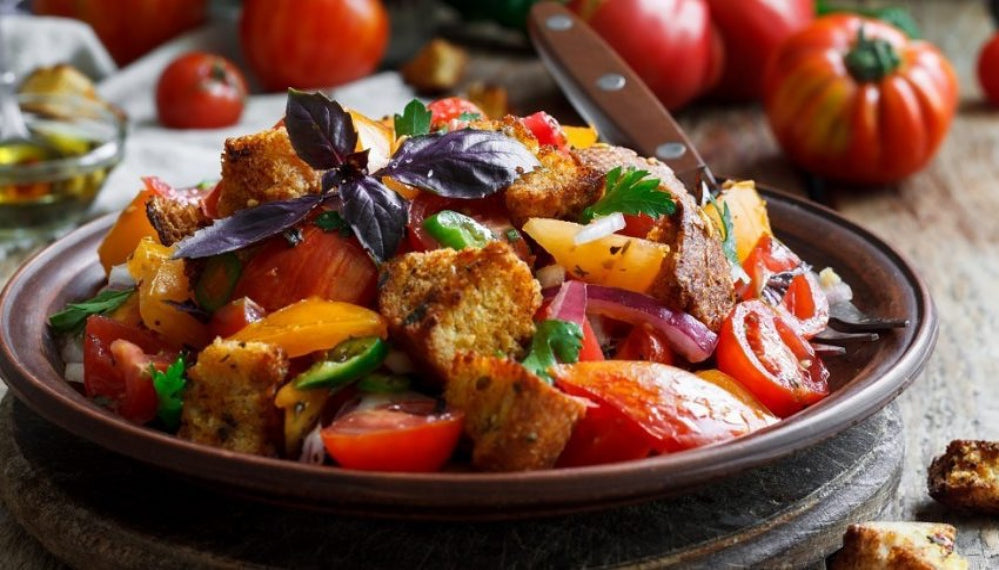 Panzanella Italienischer Brotsalat